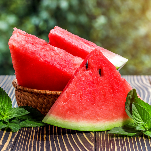 Vattenmelon, jordgubbs & lime-smoothie