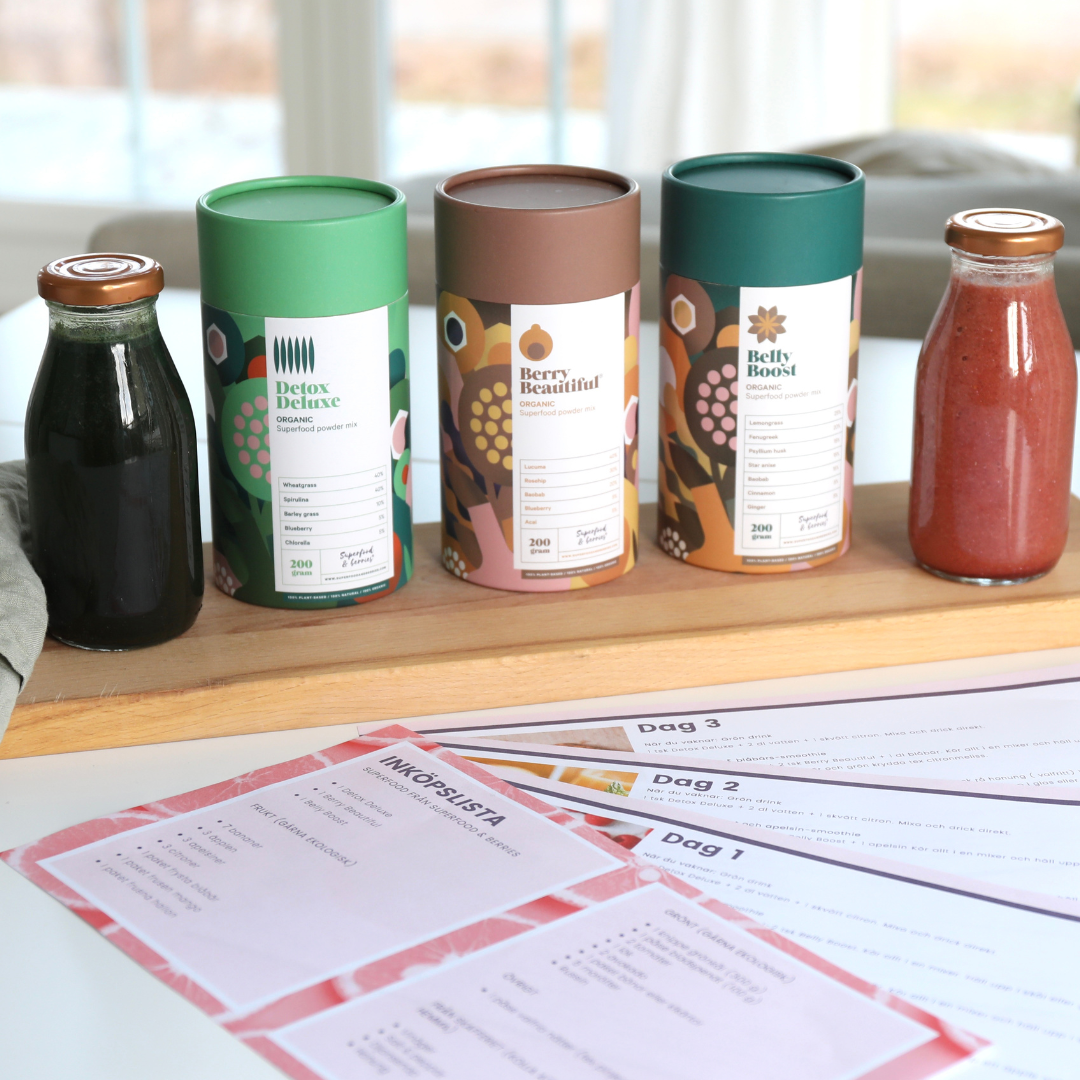 72-timmars Detoxkur Produktpaket